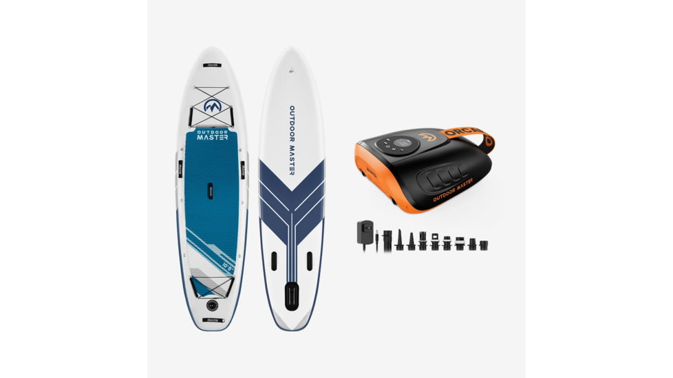 Outdoormaster Bundle Sale-106" iSUP Board + ORCA PRO Pump, 803866+805274