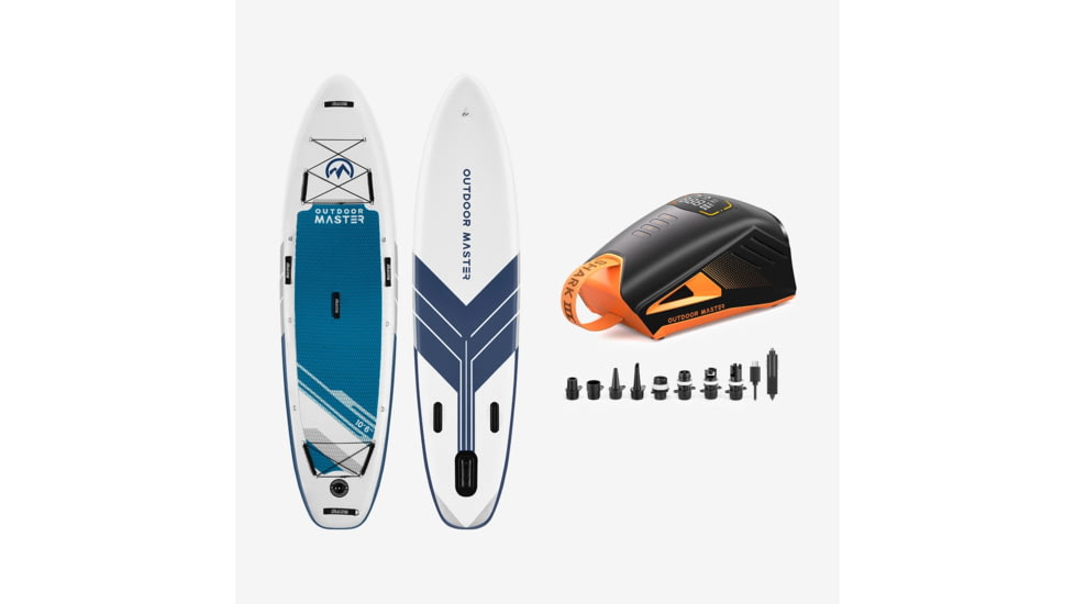 Outdoormaster Bundle Sale - 106" iSUP Board + SHARK 3 Pump, 803866+804720