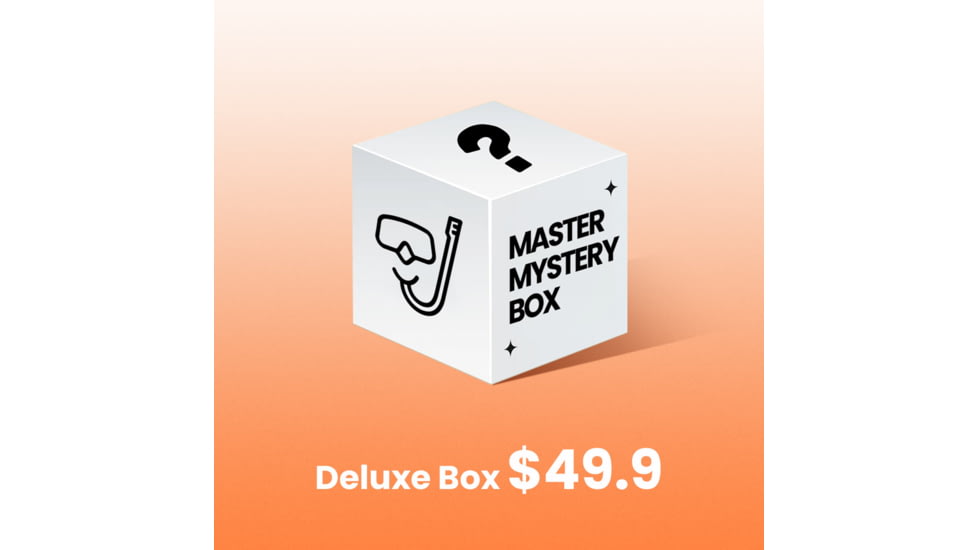 Outdoormaster Master Mystery Box - Deluxe Box 4-5 Items Inside, 804090+804715+803294+802163