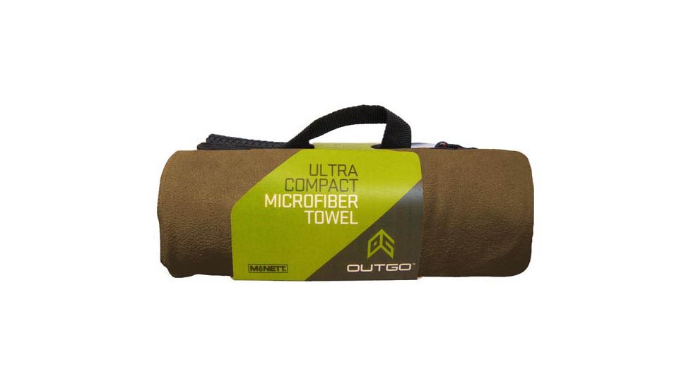 Outgo Microfiber Towel, 20 x 40 in., Mocha UG68130