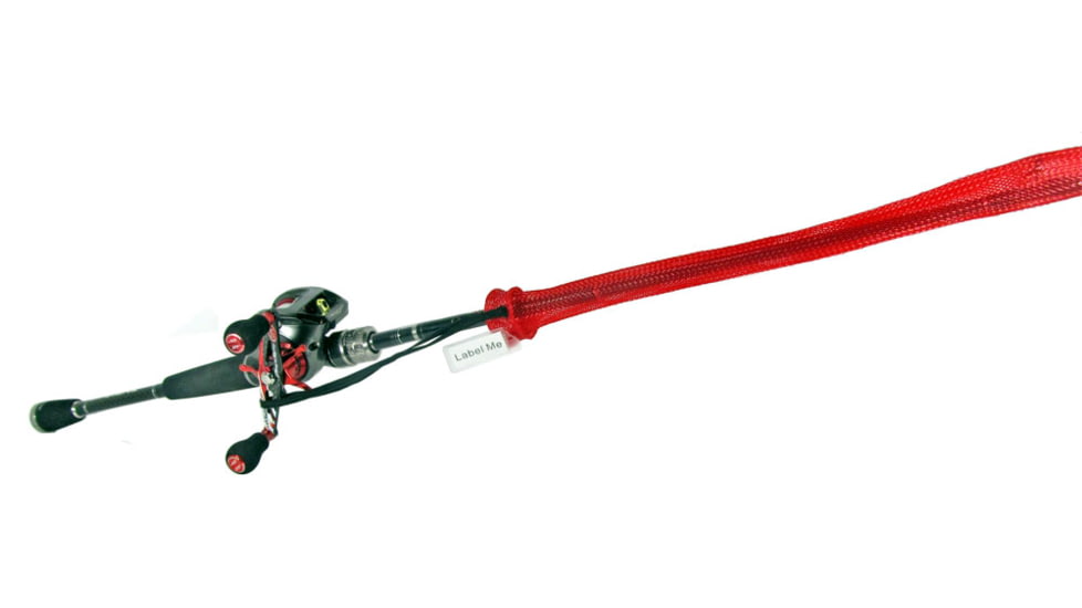 Outkast Tackle Slix Rod Cover - Casting, 6 Ft., Small/Medium, Red, Small/Medium, RS34-6-R-BG