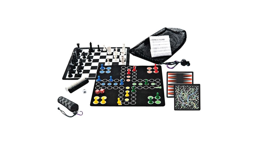 Outside Inside 5 In 1 Roll-up Travel Game 99960