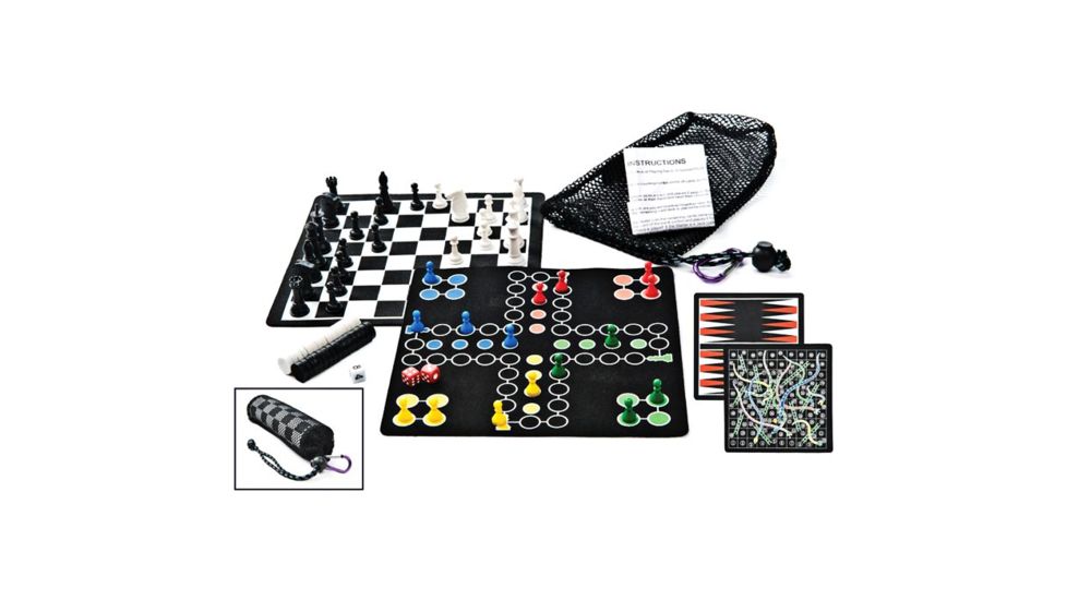 Outside Inside 5 In 1 Roll-up Travel Game 99960