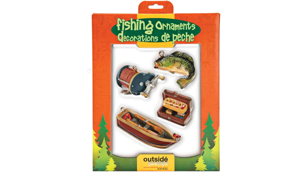 Outside Inside Cast Fishing Ornament Set 99508