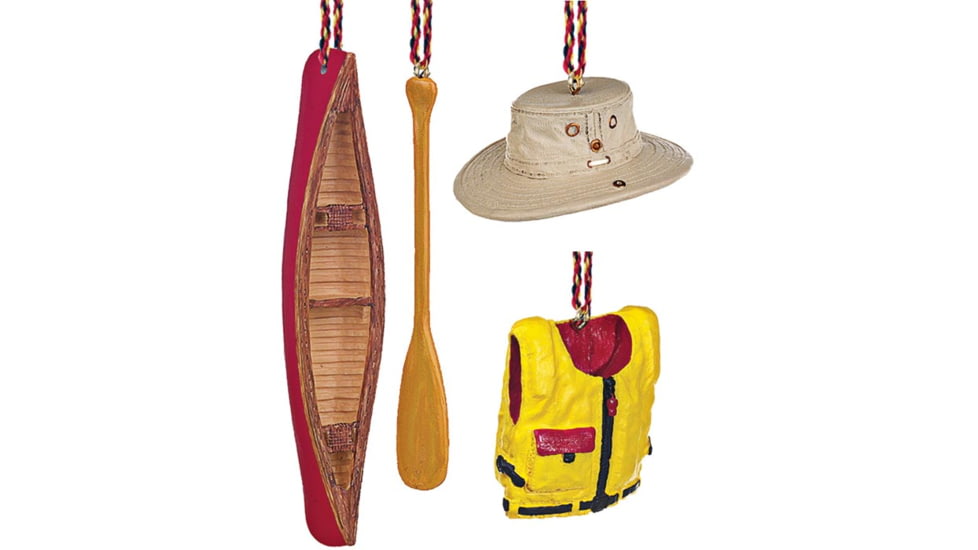 Outside Inside Decorated Canoe Ornament 99520