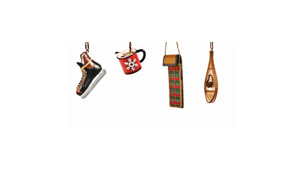 Outside Inside Decorated Canoe Ornament 99520