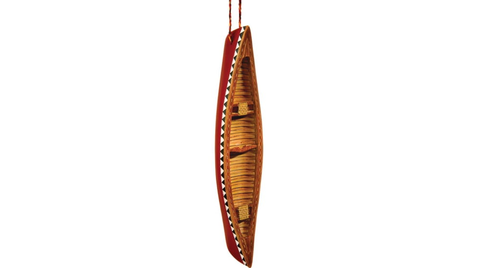 Outside Inside Decorated Canoe Ornament 99520