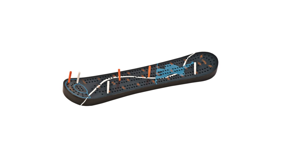 Outside Inside Snowboard Cribbage Board 99884