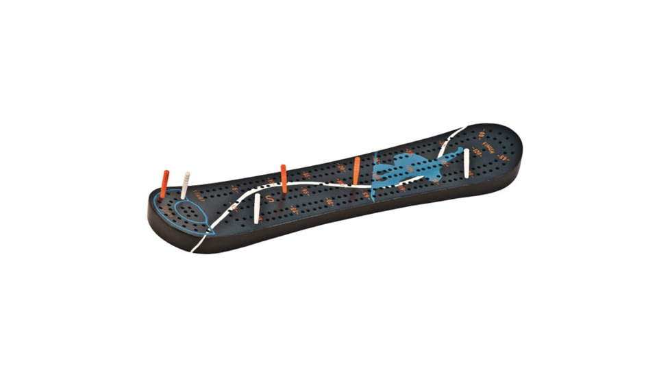 Outside Inside Snowboard Cribbage Board 99884
