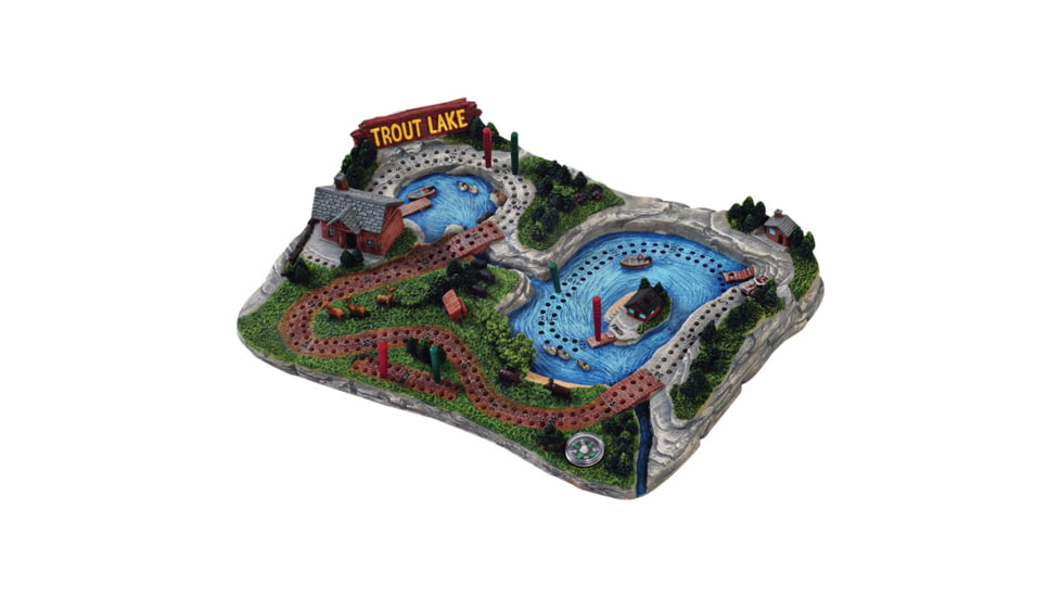 Outside Inside Trout Lake Cribbage Board 99878