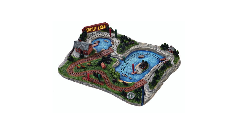 Outside Inside Trout Lake Cribbage Board 99878