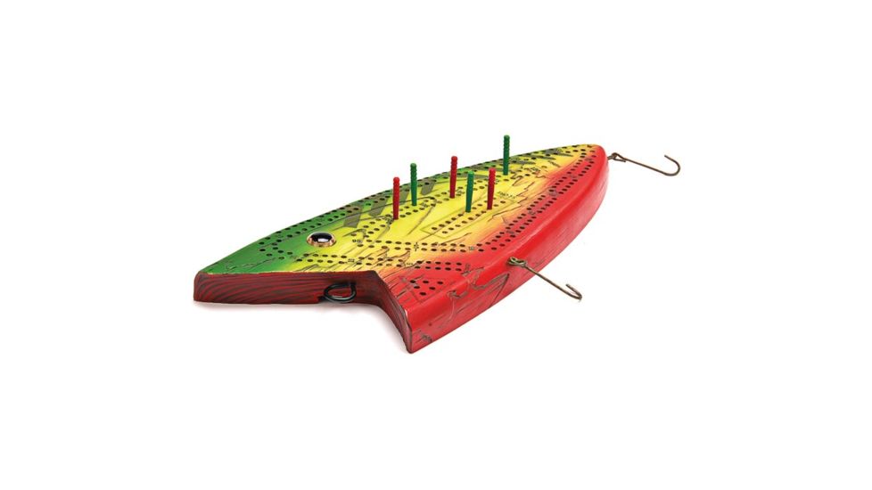Outside Inside Vintage Lure Cribbage Board 99882