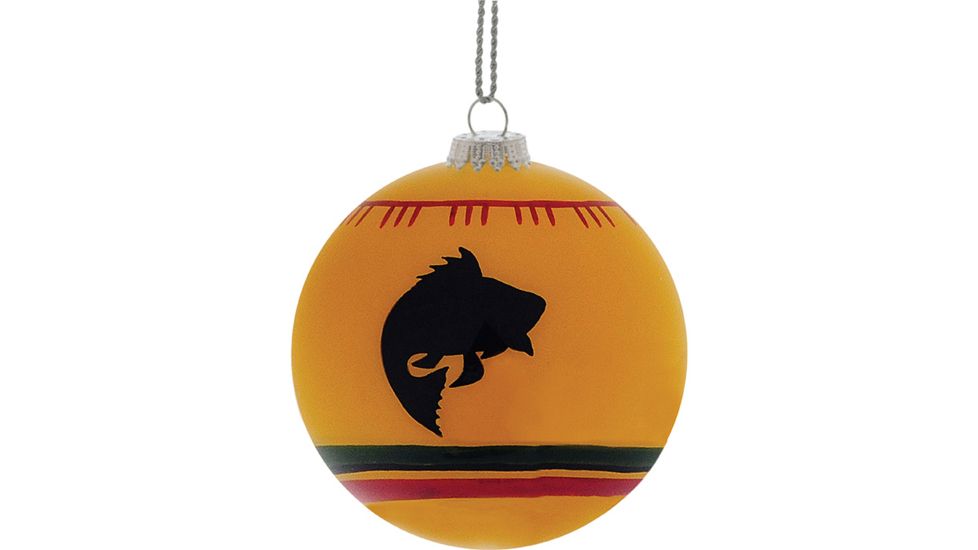 Outside Inside Yellow Bass Blanket Ornament 99514