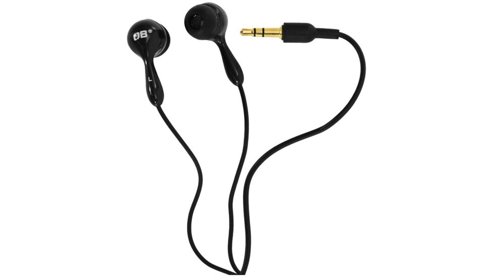 Overboard Gear Waterproof Headphones Black OB1038B