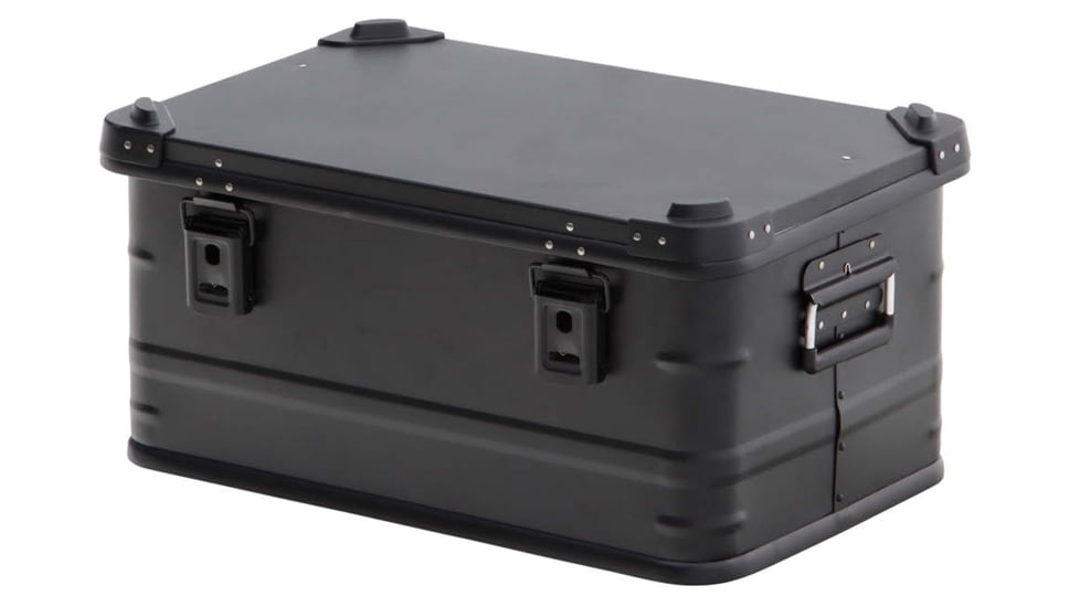 Overland Vehicle Systems Aluminum Storage Box, Black, 30100201
