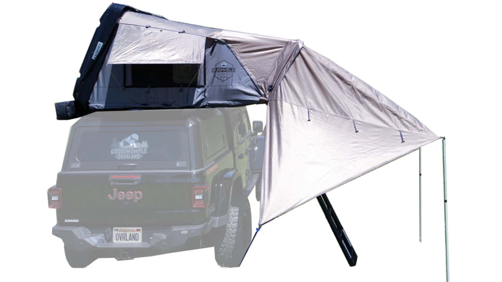 Overland Vehicle Systems Bushveld Awning Roof Top Tent for 4 Person, 18089903