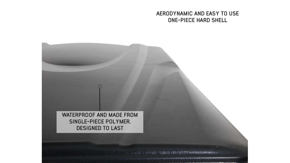 Overland Vehicle Systems Bushveld II Hard Shell Roof Top Tent - 2+ Person, 4 Season, Gray, 18189901