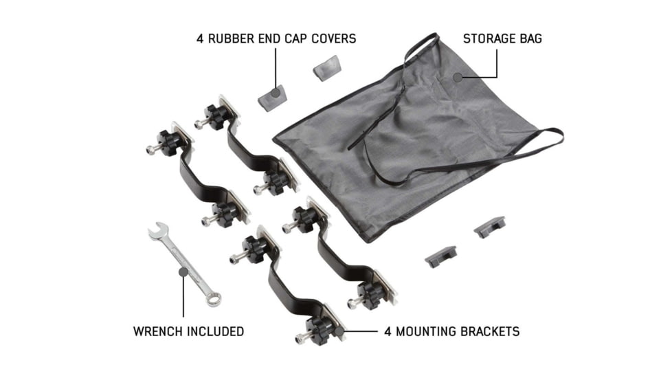 Overland Vehicle Systems Bushveld II Hard Shell Roof Top Tent - 2+ Person, 4 Season, Gray, 18189901