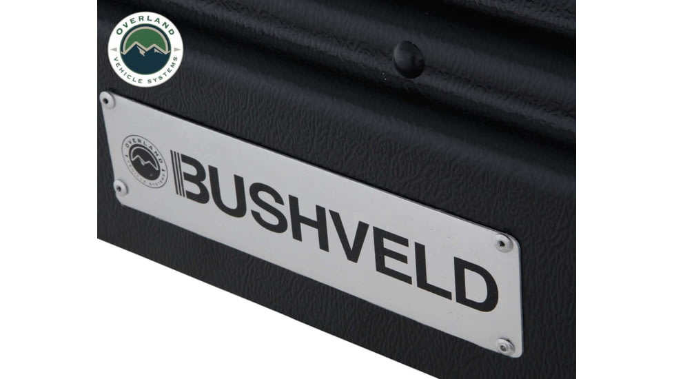 Overland Vehicle Systems Bushveld II Hard Shell Roof Top Tent - 2+ Person, 4 Season, Gray, 18189901