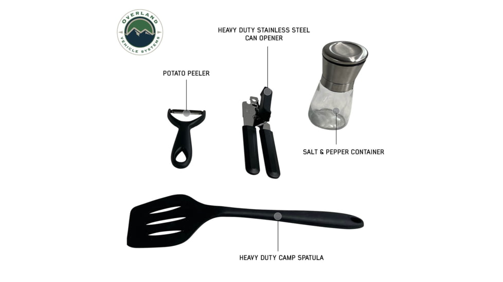 Overland Vehicle Systems CP Duty Glamping 39 Piece Glamping Kitchen System, 21010502