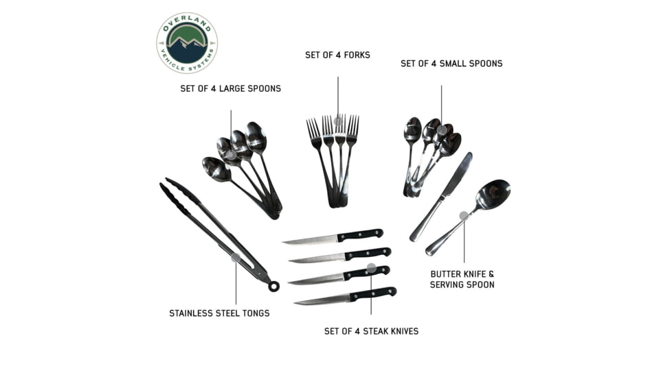 Overland Vehicle Systems CP Duty Glamping 39 Piece Glamping Kitchen System, 21010502