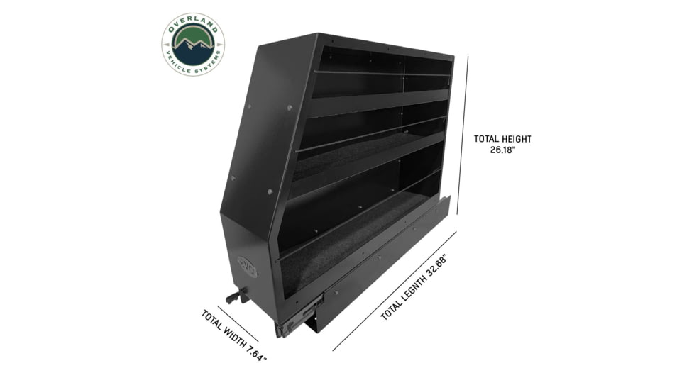 Overland Vehicle Systems CP Duty Highline Slide Out Glamping Storage System, 21010503