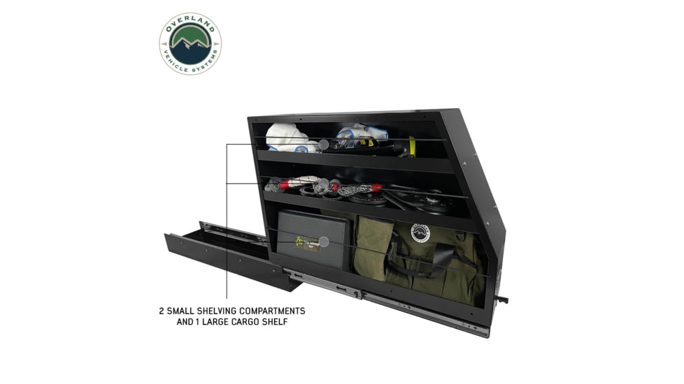 Overland Vehicle Systems CP Duty Highline Slide Out Glamping Storage System, 21010503