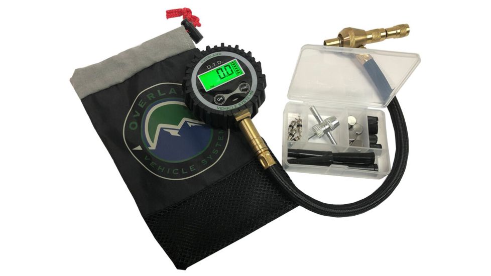 Overland Vehicle Systems Digital Tire Deflator, Valve Kit, Universal, Black, 12020001