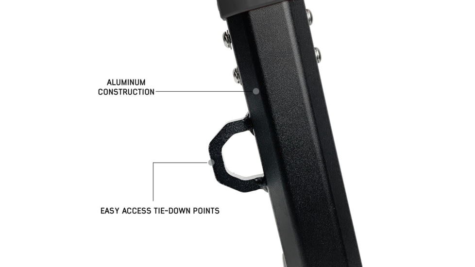 Overland Vehicle Systems Freedom Rack Systems - Rack, Uprights, Cross Bars and Side Support Bars, Black, 22040100