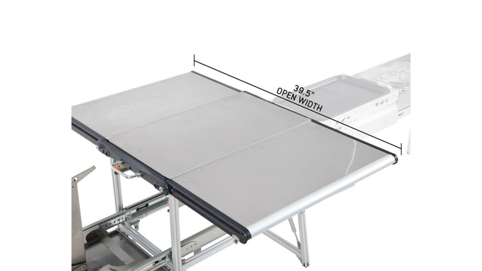 Overland Vehicle Systems Komodo Camp Kitchen, Dual Grill, Skillet, Folding Shelves, Rocket Tower, 30100001