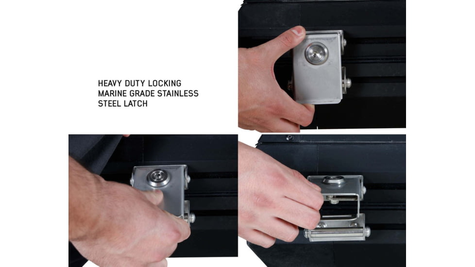 Overland Vehicle Systems Mamba 3 Clamshell Aluminum Roof Top Tent -Black Shell &amp; Grey Body, Black/Grey, 18099901