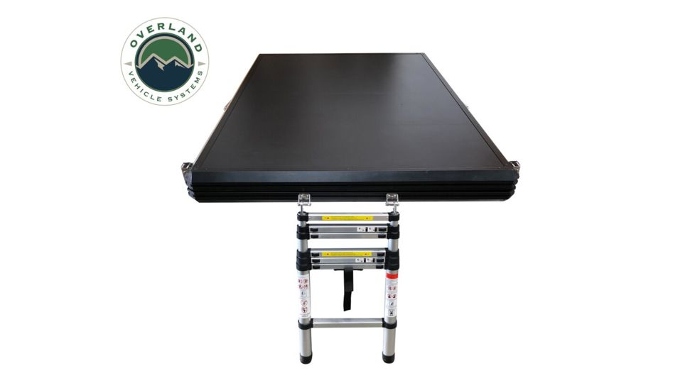 Overland Vehicle Systems Mamba III Aluminum Roof Top Tent, 3 Person, Black, 18109901