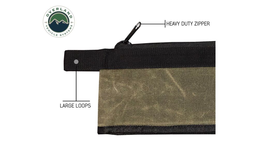 Overland Vehicle Systems Medium Bags, 3 Pcs, #12 Waxed Canvas, 21059941