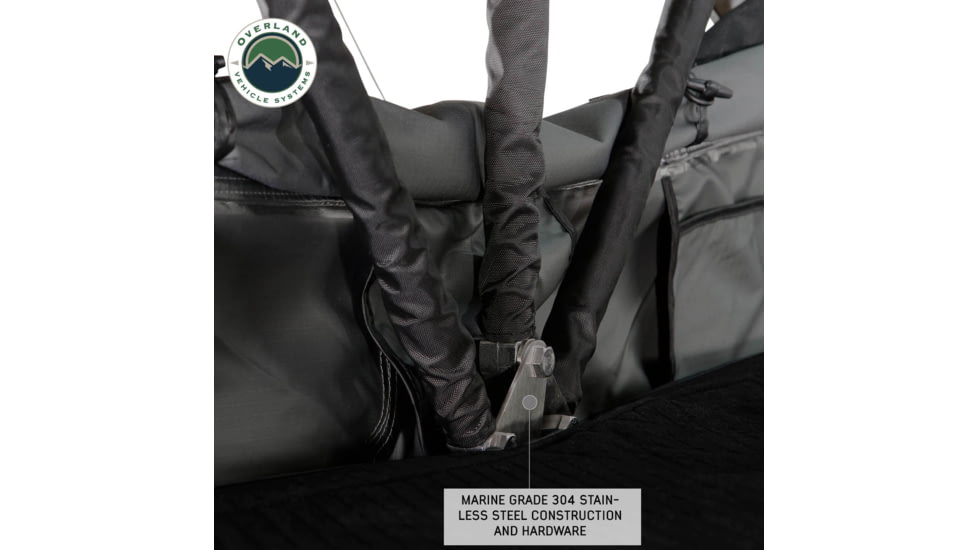 Overland Vehicle Systems N2S Nomadic 2 Standard Roof Top Tent, Gray/Green, 18429936