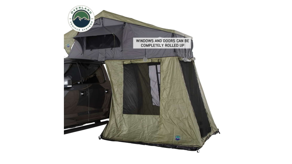 Overland Vehicle Systems N4E Nomadic 4 Extended Roof Top Tent w/Annex, 18641936