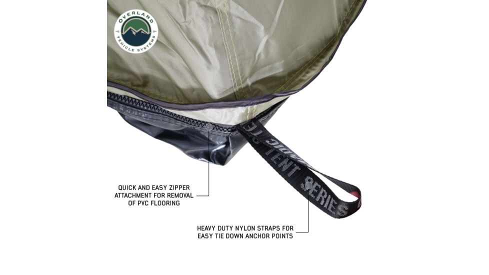 Overland Vehicle Systems N4E Nomadic 4 Extended Roof Top Tent w/Annex, 18641936