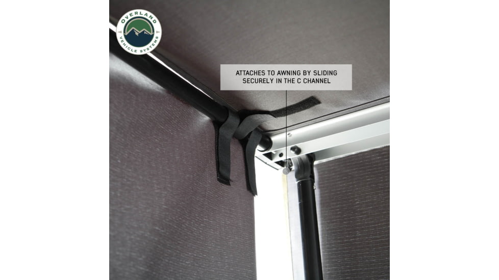 Overland Vehicle Systems Nomadic 2.0 Awning Wall, 6.5 Wall, 2.0x2.5, 18089909