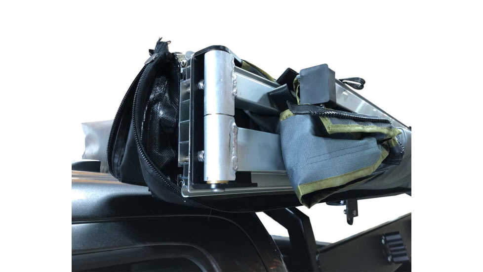 Overland Vehicle Systems Nomadic 270 LT Awning - Driver Side - Dark Gray Cover With Black Cover Universal, 19559907