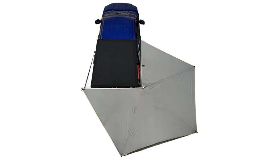 USED Overland Vehicle Systems Nomadic 270 LT Awning - Passenger Side - Dark Gray Cover With Black Cover Universal, 19569907, EDEMO1