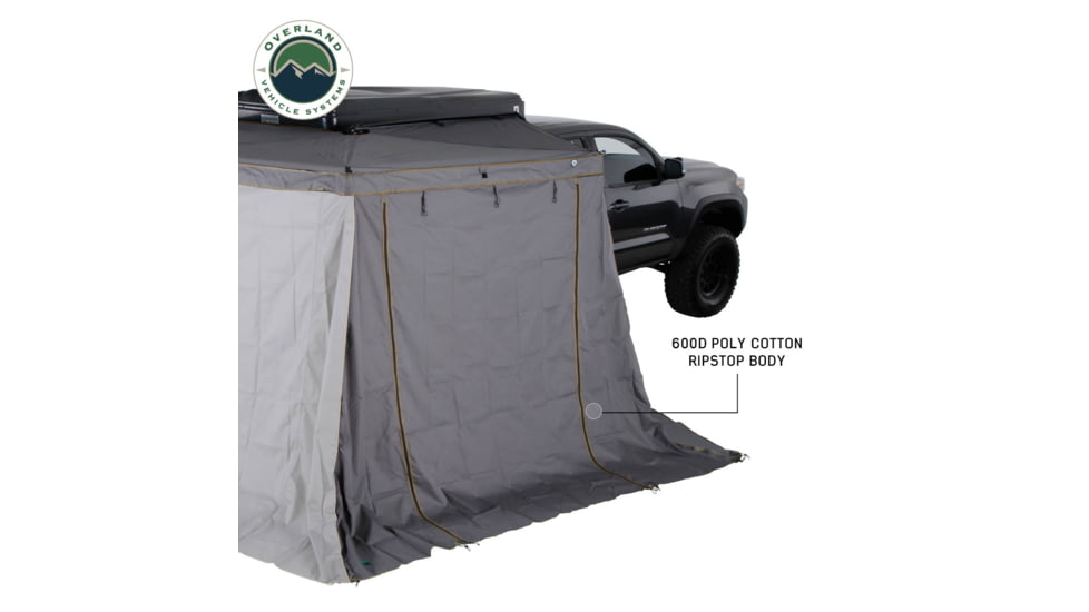Overland Vehicle Systems Nomadic 270 LT Awning Wall 1 / 2 Passenger Side, 18349909