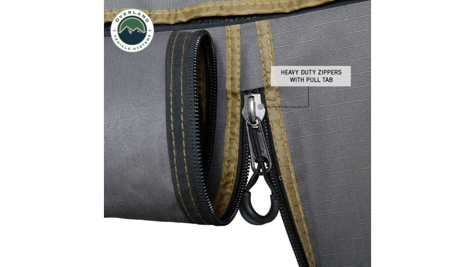 Overland Vehicle Systems Nomadic 270 LT Awning Wall 1 / 2 Passenger Side, 18349909