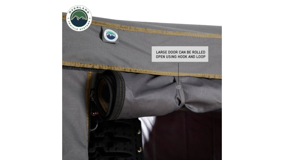 Overland Vehicle Systems Nomadic 270 LT Awning Wall 1 / 2 Passenger Side, 18349909