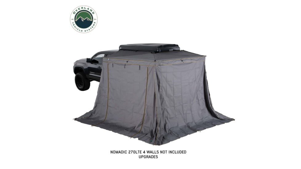 Overland Vehicle Systems Nomadic 270 LTE Passenger Side Awning w/Bracket Kit, 19689909