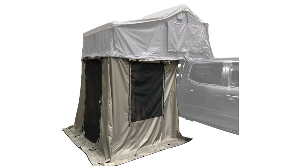 Overland Vehicle Systems Nomadic 4 Annex Base, Green/Black, 100 x 80 x 82 in, 18049836