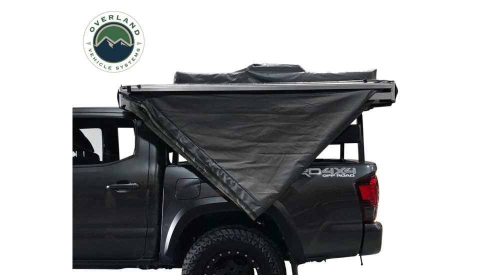 Overland Vehicle Systems Nomadic Awning 270 Cover, Driver Side, Dark Gray/Black, 240 x 157 x 88.5 in, 19519907