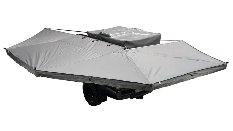 Overland Vehicle Systems Nomadic Awning 270 Cover, Driver Side, Dark Gray/Black, 240 x 157 x 88.5 in, 19519907