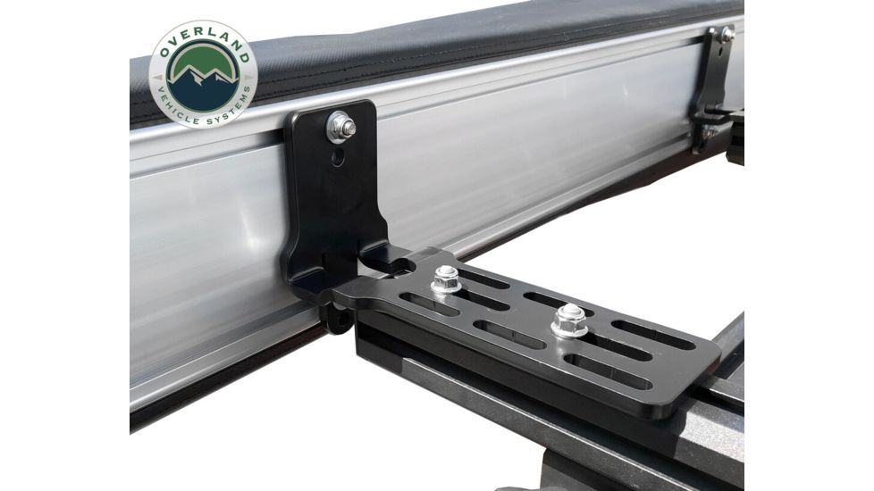 Overland Vehicle Systems Nomadic Awning 270 Cover, Passenger Side, Dark Gray/Black, 240 x 157 x 88.5 in, 19529907