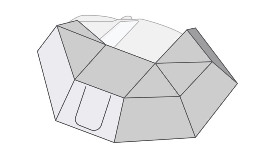 Overland Vehicle Systems Nomadic Awning 270 Side Wall 3, Driver Side, Dark Gray, 18119909