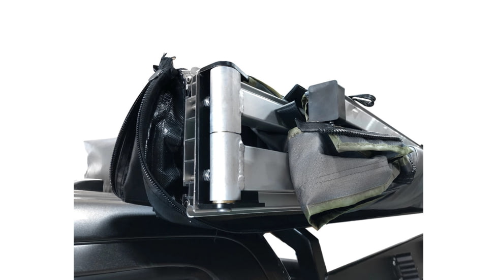 Overland Vehicle Systems Nomadic LT 270 Awning &amp; Wall 1, 2, &amp; Mounting Brackets - Passenger Side, Grey/Green, 19589907