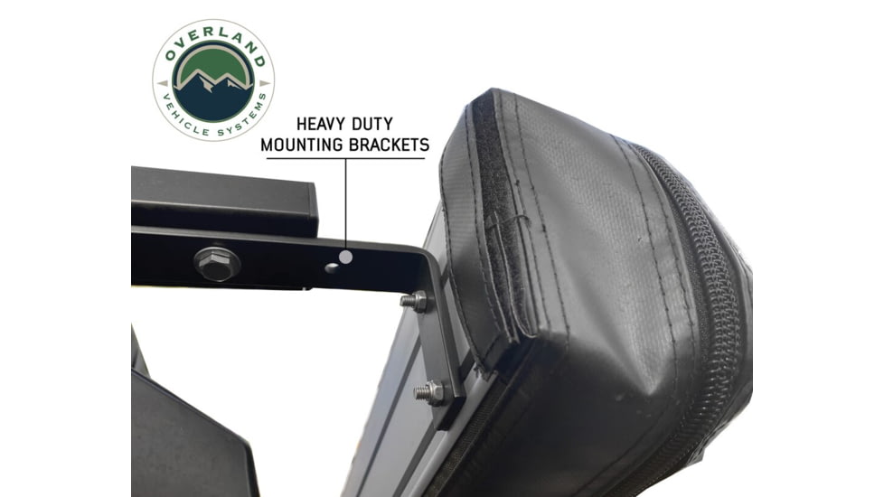 Overland Vehicle Systems Nomadic Quick Deploying Car Side Shower Room, Dark Gray, 18199909
